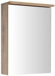 SAPHO AQUALINE KAWA STRIP tükrösszekrény, LED világítással, 50x70x22cm, emporio tölgy (WGL35S) (WGL35S)