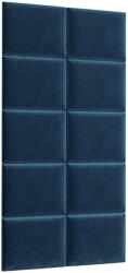 Eltap Quadratta 100x200 kárpitozott panel, sötétkék - smartbutor