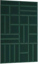 Eltap Quadratta 120x195 kárpitozott panel, sötétzöld - smartbutor