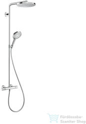 Hansgrohe RAINDANCE S Showerpipe 240, 1jet, Ecosmart+ termosztátos zuhanyrendszer, króm 28825000 (28825000)