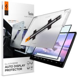 Spigen Стъклен протектор за Tesla Model X 2022 / Model S 2021 от Spigen Glas. TR. Ez Fit - Черен (8809811862423)