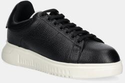 Giorgio Armani bőr sportcipő fekete, X4X264 XF768 00002 - fekete Férfi 45