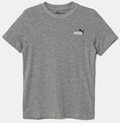 PUMA gyerek pamut póló ESS 2 COLOR Small No. 1 Logo Tee szürke, nyomott mintás, 685779 - szürke 140