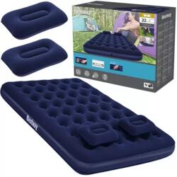 Bestway Dupla 2 személyes vendégágy, 2 db párnával és pumpával, 203 x 152 x 22 cm, sötétkék (3622)