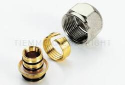 Tiemme eurokónuszos csatlakozó réz 15×1-3/4" (1440008)