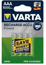 VARTA Mikro akkumulátor 4db 1.2V 1000mAh nikkel-fém-hidrid LR03 Micro(AAA/R03) AAA R2U Power VARTA - 5703301404