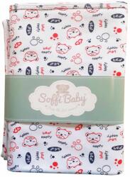 Soffi Baby takaró pamut dupla happy bear 75x100cm - babymax