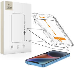 Tech-Protect iPhone 13 / 13 Pro / 14 / 16e Kijelzővédő Üvegfólia - Tech-Protect Quick Set+ x 2 db (WR-192920)