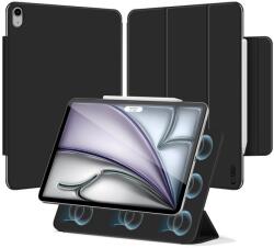 Tech-Protect Силиконов, магнитен калъф за Apple iPad Air 13" 1 / 2 / 2024-2025 от Tech-Protect SmartCase Magnetic - Черен (5906302363247)