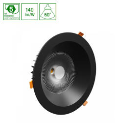 spectrumLED CEL ARIESA 840 27W 230V 60deg Fekete MESH (WOJP11711)