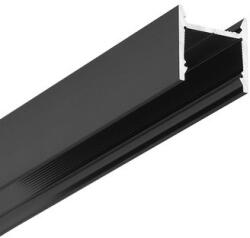 TOPMET LED profil LEVEL12 C/U1 2000 mm fekete eloxált (L8000221)
