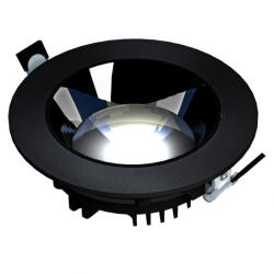 spectrumLED MIRROR - MODEL XL - süllyezetett DOWNLIGHT, ADJ. DIRECTION 30W 30DEG 220X70 MM, Fekete (WLD20034_ZASILACZ)