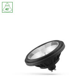 spectrumLED Led Ar111 Gu10 230v 14w Basic 2 Smd 40° Nw Black Spectrum (woj16848)