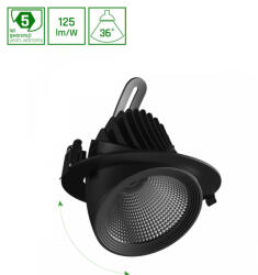 spectrumLED SAL SILENA 2 940 27W 230V 36deg Fekete MESH (WOJP11543)