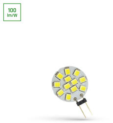 spectrumLED LED G4 12V 1, 2W 12 LED CW 20mm SPECTRUM (WOJ13785_CW)
