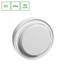 spectrumLED PASTILO 15W CCT 230V 120DEG IP54 IK10 221x47mm WHITE ROUND (SLI042003CCT_PW)