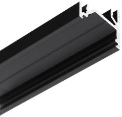 TOPMET LED profil CORNER12. v2 EF/U 1000 mm fekete eloxált (J7000121)