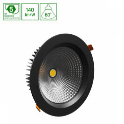 spectrumLED Cel Virga 2 830 8w 230v 60deg Black (wojp11285)