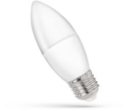spectrumLED Led izzó (gyertya) C37 E-27 230V 8W CW SPECTRUM (WOJ14224_8W)