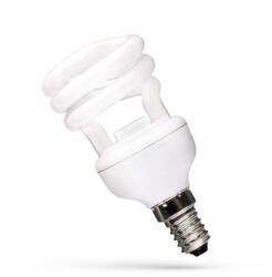 spectrumLED Compact Fluorescent E-14 8w 8000h Half Spiral Spectrum (woj21151)