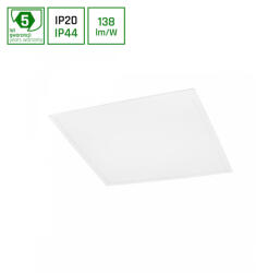 spectrumLED Háttérvilágítású panel 40W CW 230V 120DEG IP44/IP20 600x600x32 Fehér 5YW (SLI035065CW_PW_IP44)