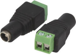 LED line DC connector female with terminal box, DC size: 2, 1x5, 5mm (LL-CONDC-T93)