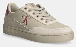 Calvin Klein sportcipő CLASSIC CUPSOLE LOW MG LTH bézs, YW0YW01585 - bézs Női 40