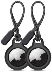 Tech-Protect 2x ключодържател за Apple Airtag от Tech Protect Rough Chain - Черни (5906302360772)