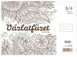 Vectra-Line Vázlatfüzet spirálozott VECTRALINE B/4 120 g 32 lapos famentes (01.01461) - papir-bolt