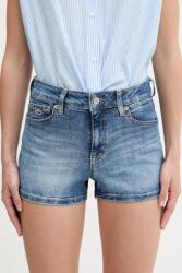 Tommy Jeans farmer rövidnadrág sima, közepes derékmagasságú, DW0DW20090 - kék 25