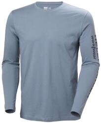 Helly Hansen CLASSIC LOGO HOSSZÚ UJJÚ PÓLÓ, mosott kék, M (79282_580-M)