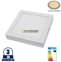 SNOW LED 18W=140W szögletes fehér mennyezeti lámpa, melegfehér 3évGar (2242)