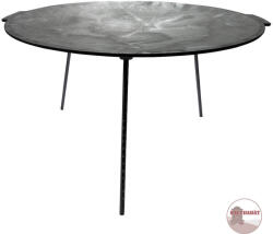 Kályhaház 3 Lábú Öntöttvas Grilltárcsa / Sütőtárcsa - Ø 52 cm - Enyhén íves, kerek
