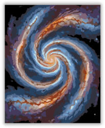Számfestő Dupla Magú Káoszspirál Galaxis - számfestő készlet (crea7212)