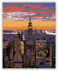  Empire State Building Alkonyatkor - számfestő készlet