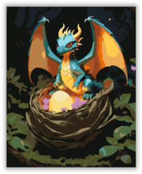  Kis Sárkány és a Holdkő Fészek - számfestő készlet