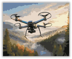  Drón a Hajnalban - számfestő készlet