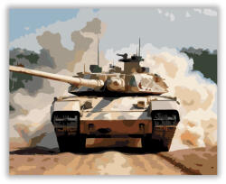  Leopard 2A6 Tank Akcióban - számfestő készlet