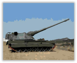 Számfestő PzH 2000 Önjáró Tüzérségi Ágyú - számfestő készlet (crea7147)