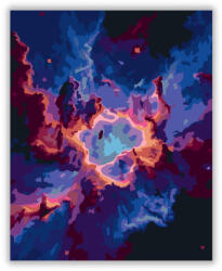 Számfestő Fiatal Csillagok és Színes Köd - számfestő készlet (crea7224)