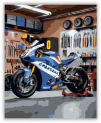  Versenymotor a Szerelőműhelyben - számfestő készlet