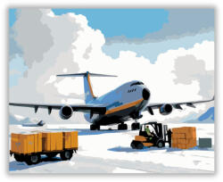  Teherszállító Repülő az Északi Sivatagban - számfestő készlet