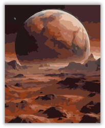 Számfestő Mars Felszíne és Phobos - számfestő készlet