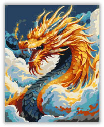  Aranysárkány a Felhők Között - számfestő készlet