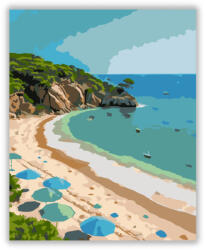  Búzios Trópusi Strandja - számfestő készlet