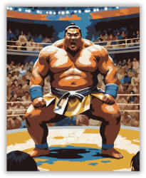  Szumó Birkózó Aréna - számfestő készlet