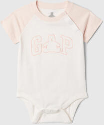 GAP Бебешко боди Brannan Bear с логото GAP GAP | Byal | Момичешки | 74-80
