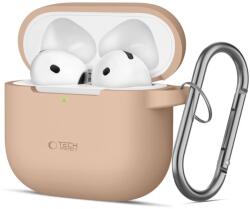 Tech-protect Silicone Hook tok Apple AirPods 4 készülékhez Caffe Latte