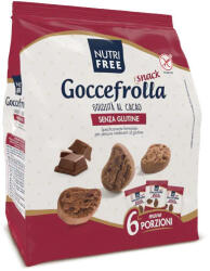 NUTRI FREE Goccefrolla snack cacao - csokis keksz csoki cseppel mini 240 g