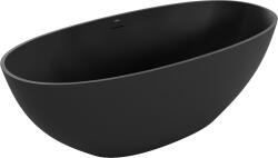 Mexen Bari 165x75 cm matt fekete (57221657570)